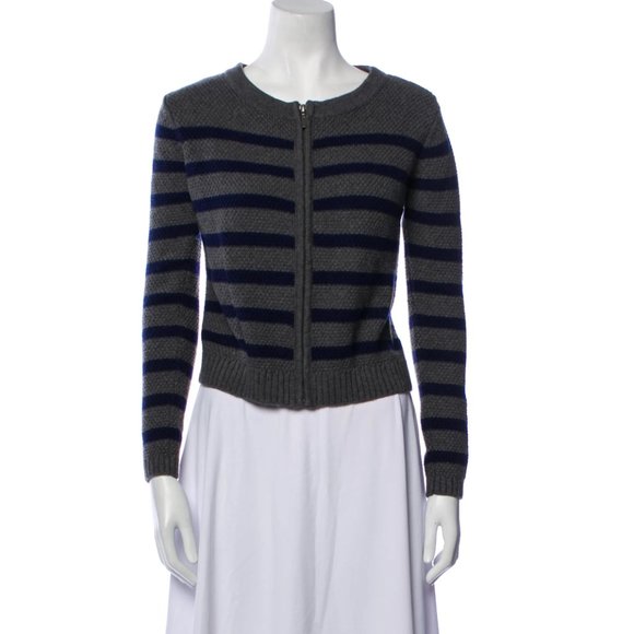 Joie Tops - JOIE Striped Scoop Neck Sweater Size: S